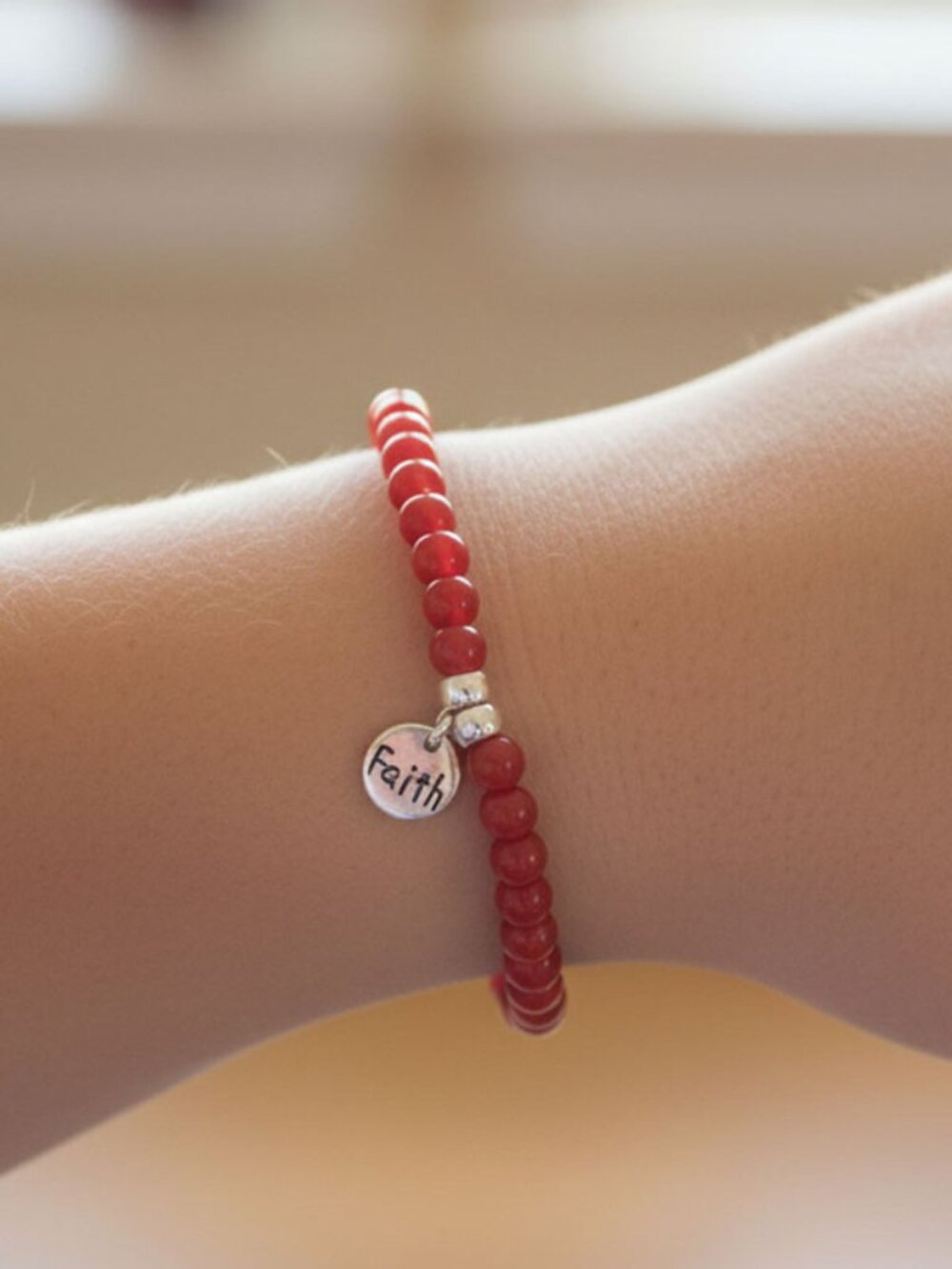 Baka Designs NWT Inspiration Pink Rhodonite Girls Bracelet
